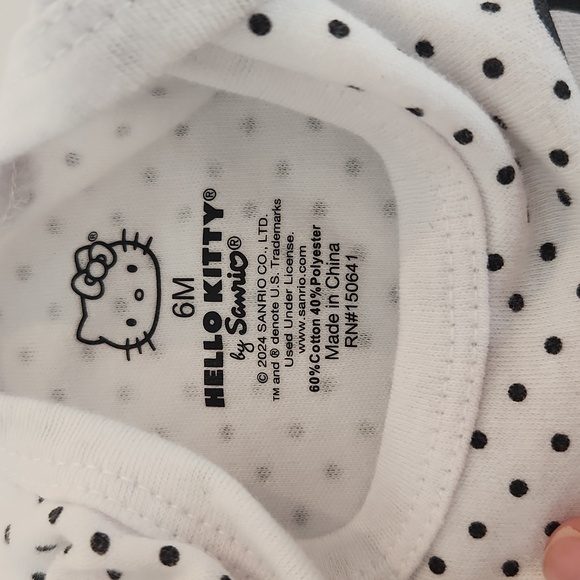 Hello Kitty Bodysuit & Pant Set 6M - Picture 6 of 7